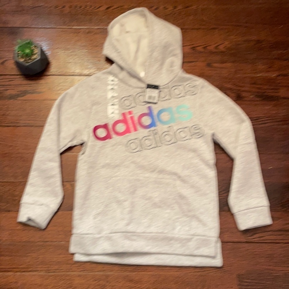 TODDLER GIRLS' ADIDAS EVENT FLEECE HOODIE